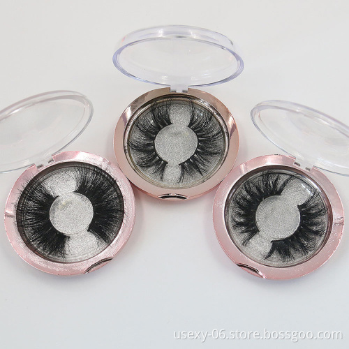 Natural Mink Eyelashes 25mm 3d Mink Eyelashes Private Label Individual Eyelash Extensions